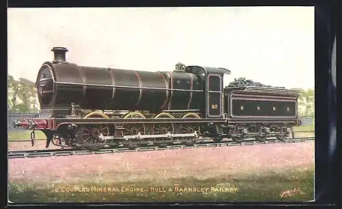 AK T.C. 41, Locomotive No. 117, englische Eisenbahn