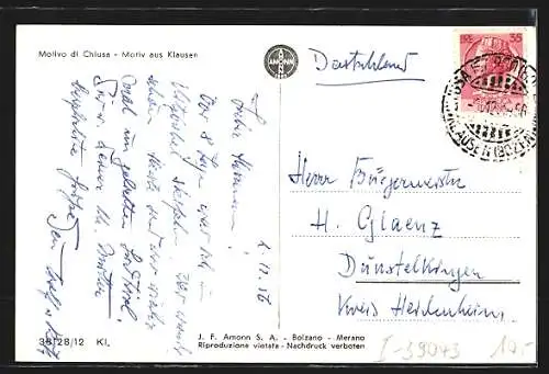 AK Chiusa / Klausen, Ortspartie