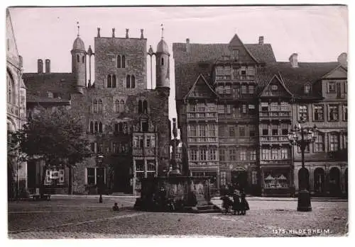 Fotografie Römmler & Jonas, Dresden, Ansicht Hildesheim, Blick auf das Templerhaus mit Haus Wedekind