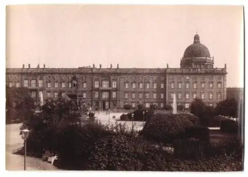 Fotografie F. Albert, Berlin, Ansicht Berlin, Blick nach dem königlichen Schloss, Trockenstempel