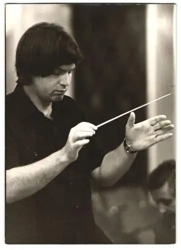 Fotografie Ellinger, Salzburg, Dirigent Gustav Kuhn