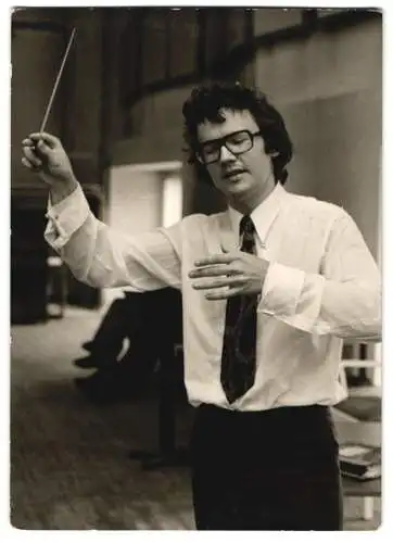 Fotografie Ellinger, Salzburg, Dirigent Leif Segerstam
