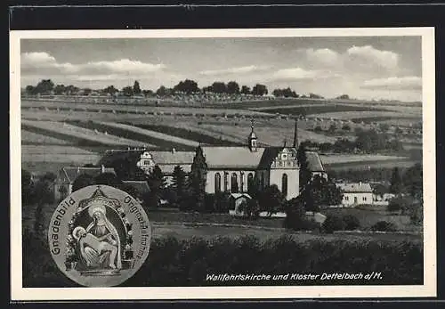 AK Dettelbach a. M., Wallfahrtskirche und Kloster