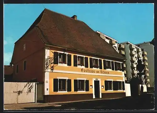 AK Karlsruhe-Durlach, Gasthaus zum Ochsen, Pfinzstrasse 64