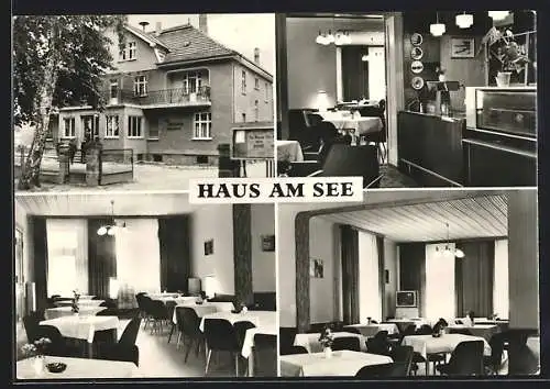 AK Seilershof, FDGB-Erholungsheim Haus am See, Aussen- und Innenansicht