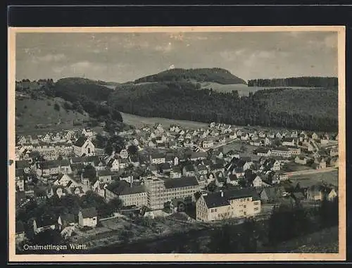 AK Onstmettingen /Württ., Ortsansicht aus der Vogelschau