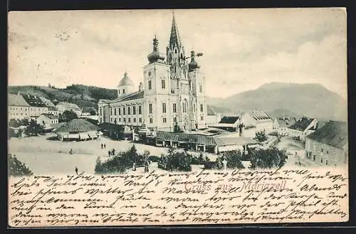 AK Mariazell, Ansicht der Kirche