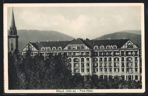 AK Villach, Ansicht vom Park-Hotel