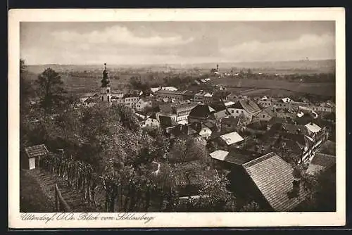 AK Uttendorf /O.-Oe., Blick vom Schlossberg