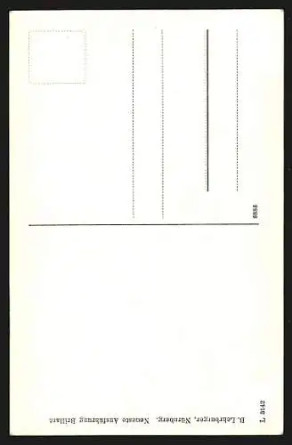 AK Innsbruck, Pfarrgasse mit Stadtturm