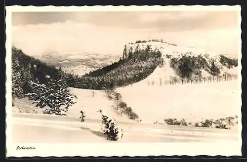 AK Balingen-Lochen / Württ., Lochenstein, Berge im Schnee