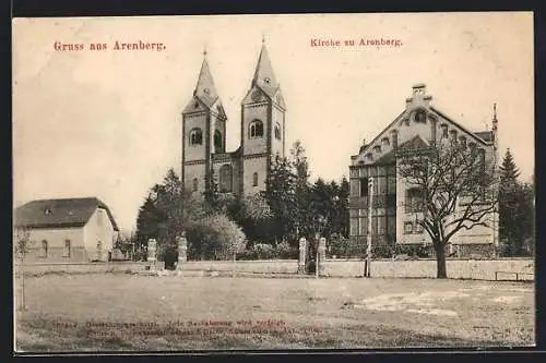 AK Arenberg, Blick zur Kirche