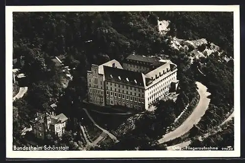 AK Vallendar, Bundesheim Schönstatt, Fliegeransicht