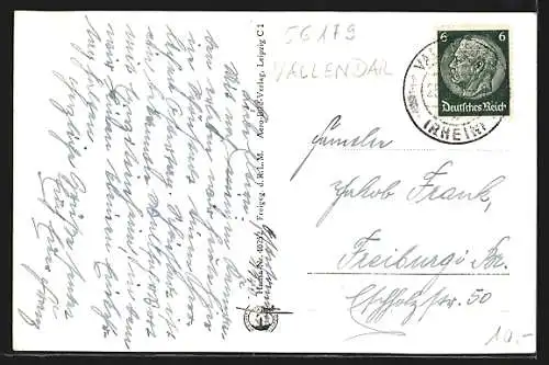 AK Vallendar, Bundesheim Schönstatt, Fliegeransicht