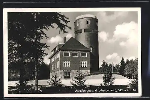 AK Winterberg / Sauerland, Blick zum Astenbergturm