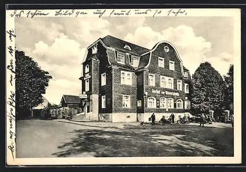 AK Würgendorf /Kr. Siegen, Hotel-Restaurant Zur Wasserscheide Fr. Oswald