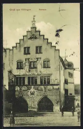 AK Villingen / Baden, Das Rathaus