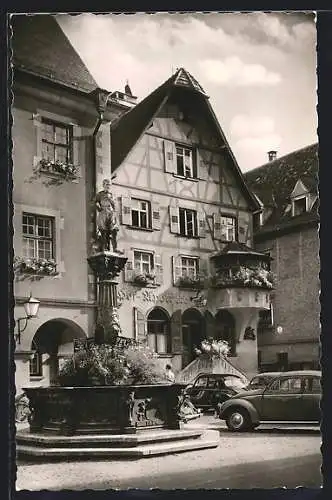 AK Sigmaringen /Donautal, Partie am Marktplatz