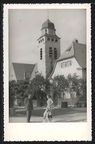 AK Tailfingen / Württ., Ortspartie mit Turm