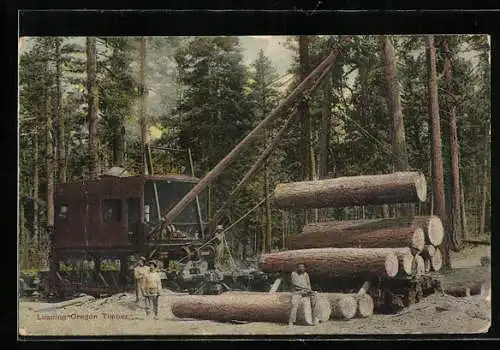 AK Loading Oregon Timber