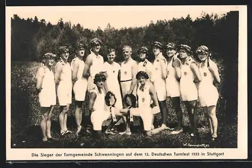 AK Stuttgart, Die Sieger der Turngemeinde Schwenningen auf dem 15. Deutschen Turnfest 1933