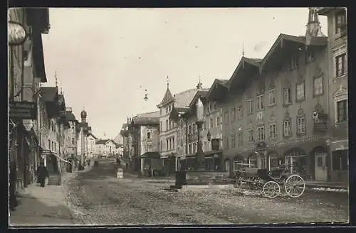 AK Bad Tölz, Marktstrasse mit Geschäften