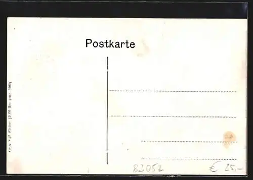 AK Kirchdorf a. H., Teilansicht aus der Vogelschau, Ortspartie mit Kirche