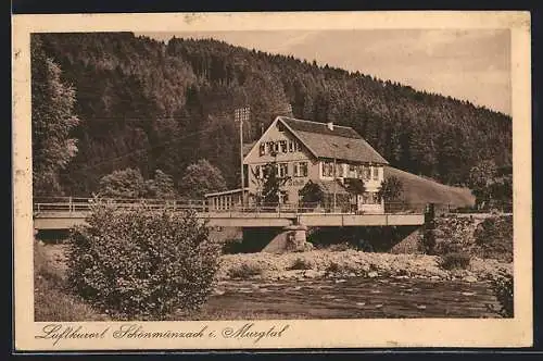 AK Schönmünzach i. Murgtal, Gasthof u. Pension zum Schiff