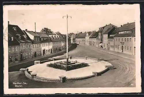 AK Hartha / Sa., Markt