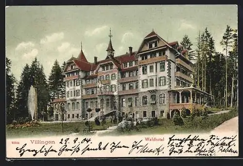 AK Villingen / Baden, Waldhotel