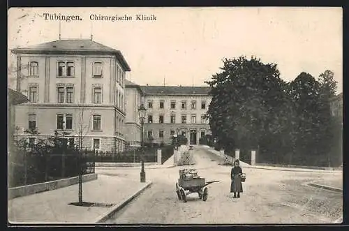 AK Tübingen, Chirurgische Klinik mit Strassenpartie