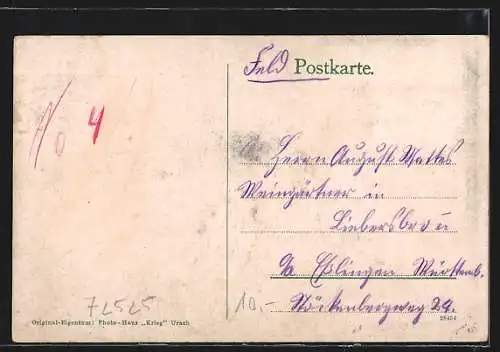 AK Münsingen, Truppenübungsplatz, Turm Lindequist, Windmühle