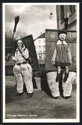 AK Villingen / Baden, Wuescht bei der Fastnacht, Puppe