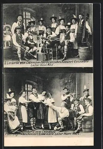 AK Chiemsee, O. Lercherln Oberbayrisches Konzert Ensemble