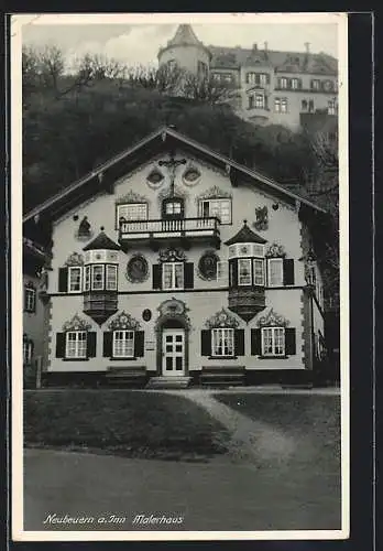 AK Neubeuern a. Inn, Ansicht vom Malerhaus