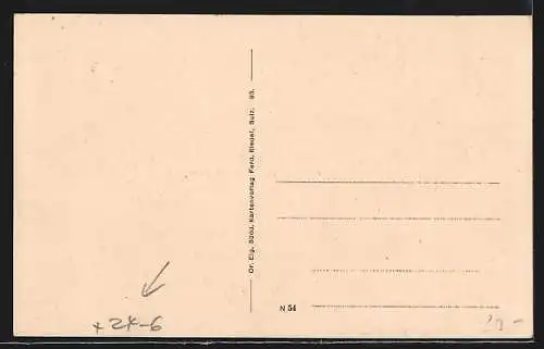 AK Bad Sulz, Windstürme am 14. Janurar 1920 im Stumpen