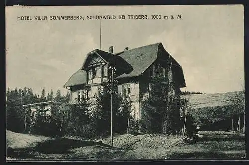 AK Schönwald / Baden, Das Hotel Villa Sommerberg