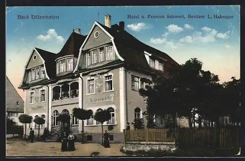 AK Bad Dürrheim, Hotel und Pension Schwert, Inh. L. Hakenjos