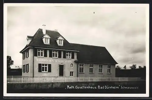 AK Bad Dürrheim /Schwarzwald, Das Kath. Gesellenhaus