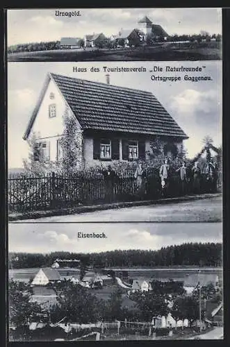 AK Urnagold, Haus des Touristenverein Die Naturfreunde, Eisenbach