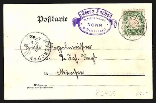 AK Bad Reichenhall, Gasthaus Nonn