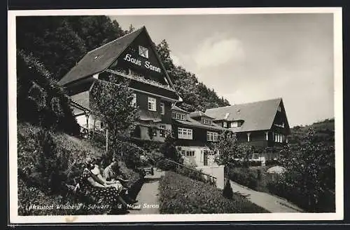 AK Wildberg i. Schwarzwald, Hotel Haus Saron