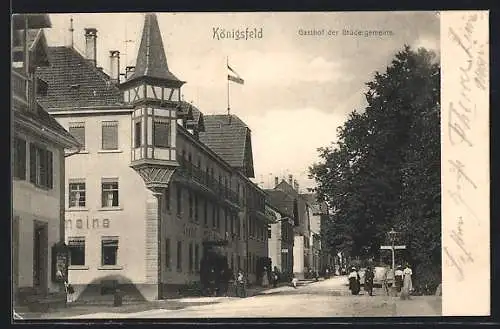 AK Königsfeld / Baden, Gasthof der Brüdergemeine
