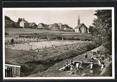 AK Schönwald / Schwarzwald, Freibad