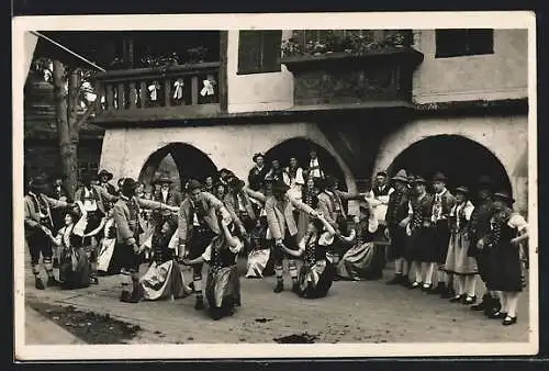 AK Tannheim / Villingen, Freilichtbühne, Andreas Hofer, Tiroler Tanz