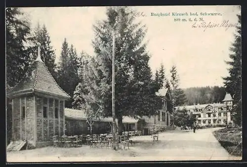 AK Kirnach /Bad. Schwarzw., Burghotel