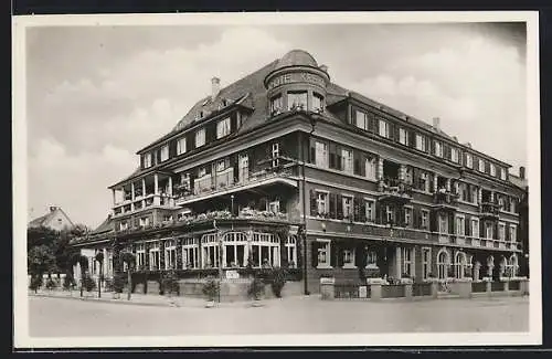 AK Bad Dürrheim, Parkhotel Kreuz, Bes. E. Müller, Europas höchstgelegenes Solbad