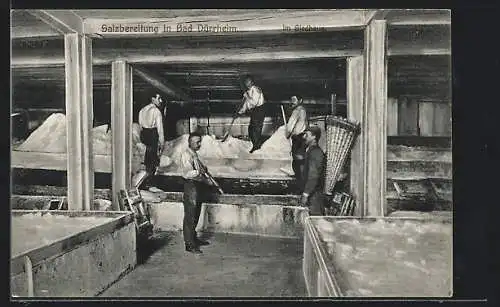 AK Bad-Dürrheim, Salzbereitung im Siedhaus