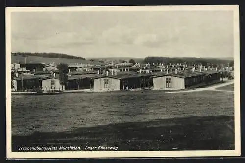 AK Münsingen, Truppenübungsplatz, Lager Gänsewag