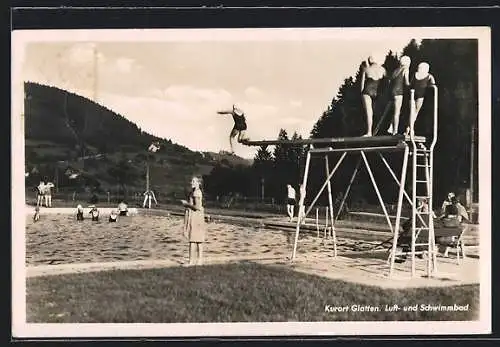 AK Glatten, Badegäste im Luft- und Schwimmbad